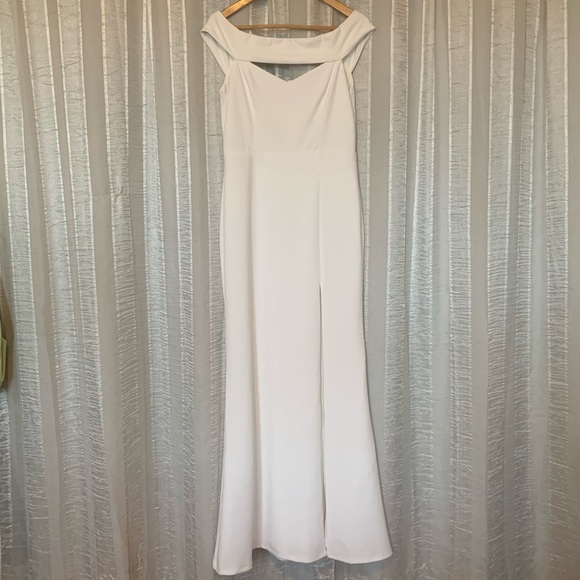 Lulus Off-the-Shoulder Mermaid Gown with Cutout Detail - Picture 6 of 11